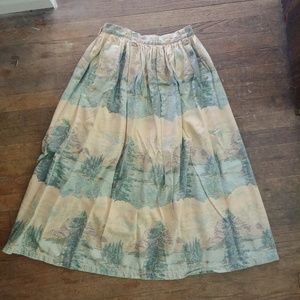 Vintage Eddie Bauer 100% cotton mountain skirt